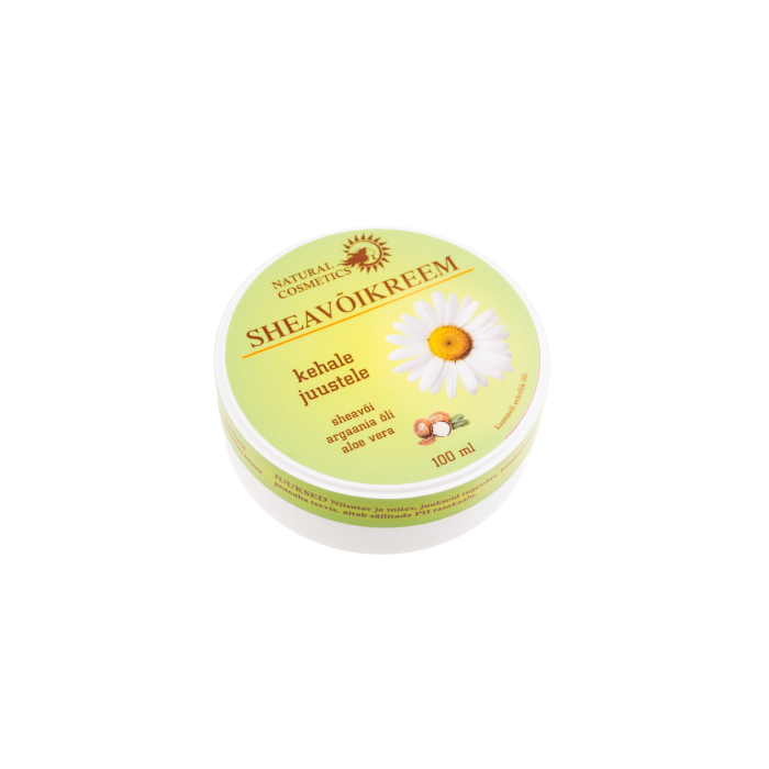 Shea butter cream with argan- and chamomile oil, 100ml