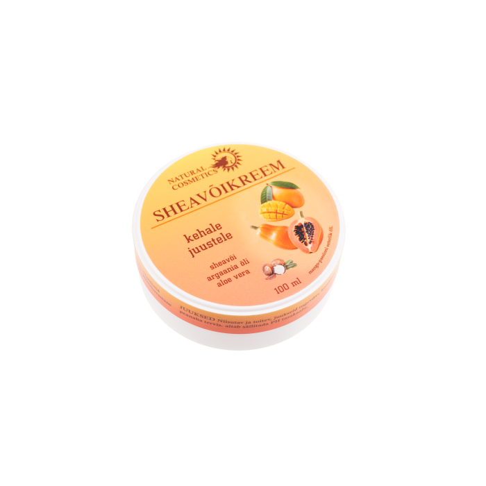 Shea butter cream with argan- and mango-passion oil, 100ml